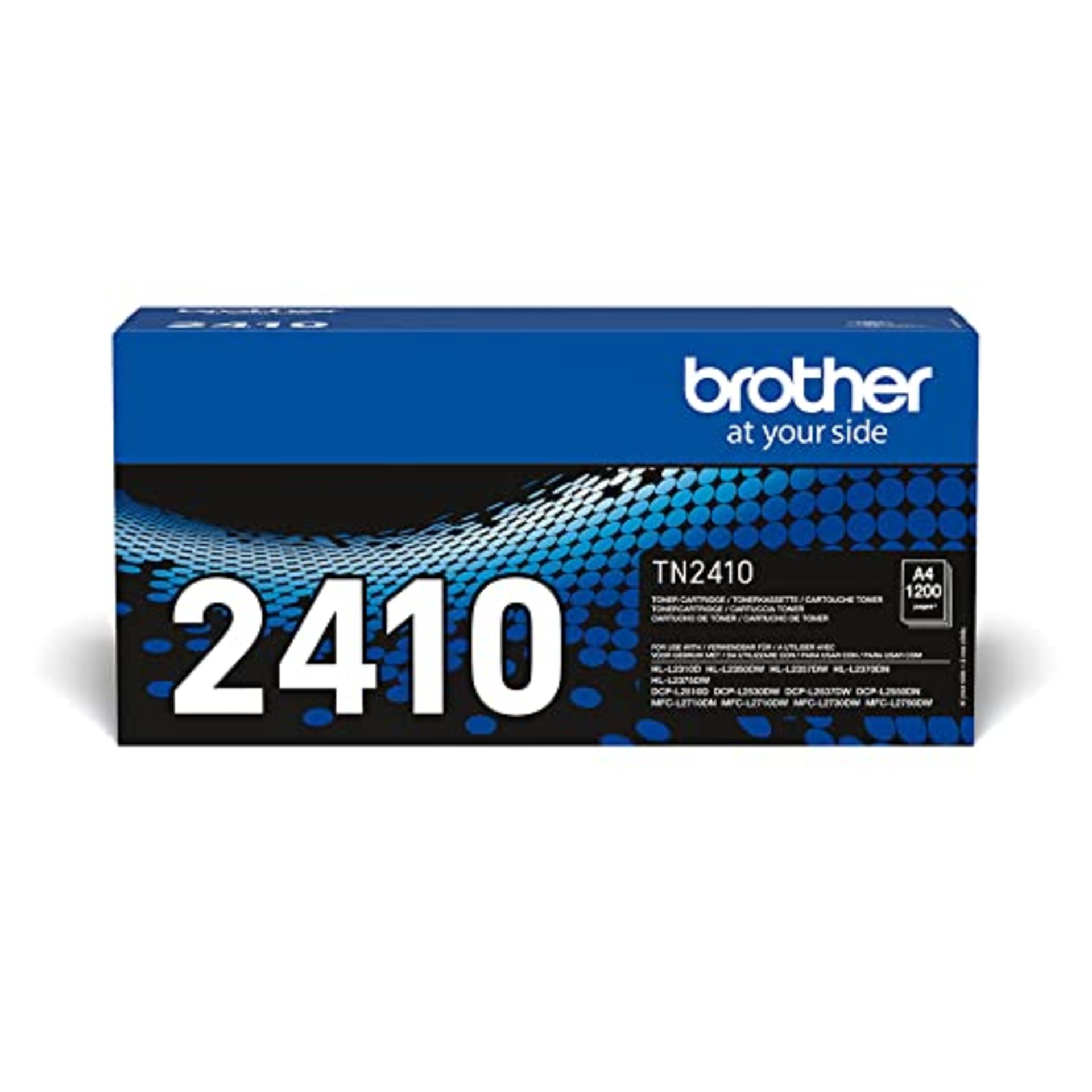 Brother TN-2410 Toner Cartridge, Black, Single Pack, Standard Yield, Includes 1 x Tone
