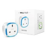 FIBARO Wall Plug/Z-Wave Plus Wireless Smart Socket, Type G, FGWPG-111, White