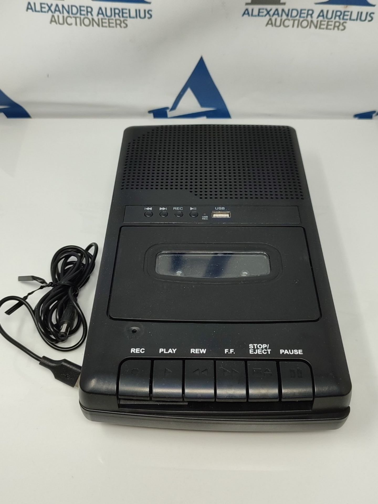 eyesen Portable Cassette Player Tape Recorder with Stand-Alone Microphone & Built-in S