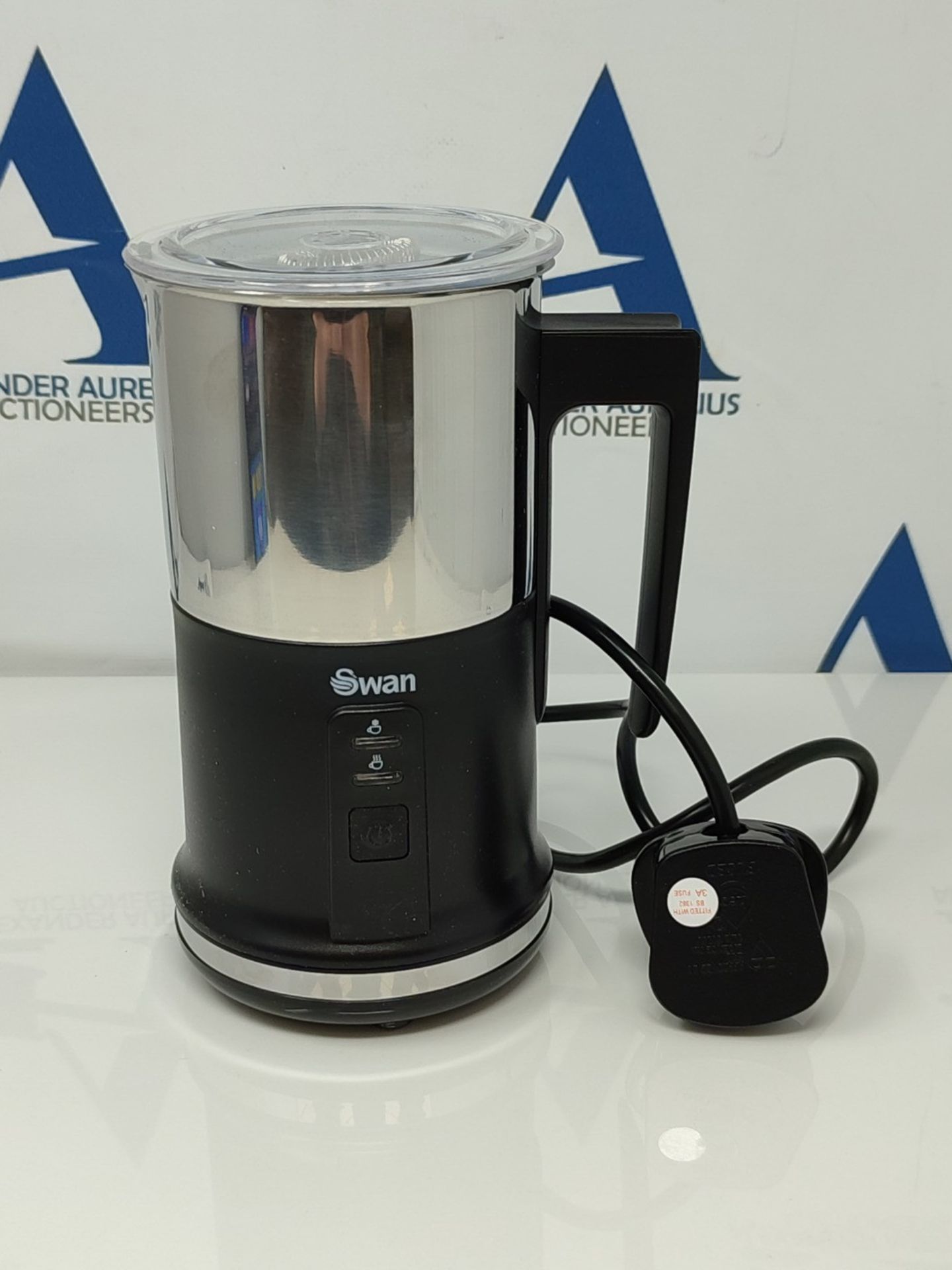 Swan, Automatic Milk Frother and Warmer, 2 Layer Non-Stick Coating, 500W, 500 W, Black - Bild 3 aus 3