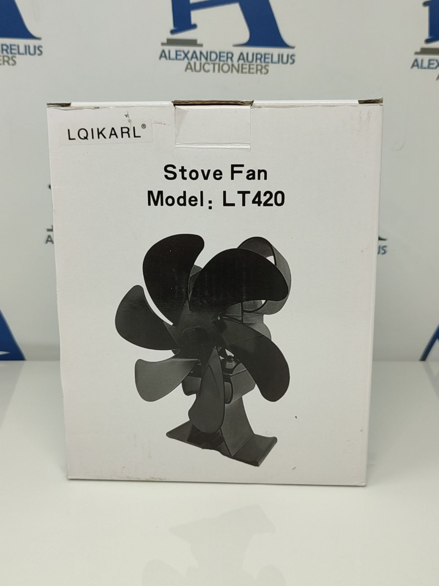 LQIKARL Stove Fan Log Burner 6 Blade Fan Wood Stove Fan Wood Burner Fans Heat Powered