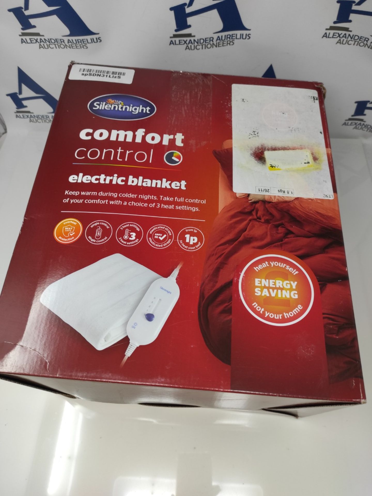 Silentnight Comfort Control Electric Blanket - Heated Electric Fitted Underblanket wit - Bild 2 aus 3