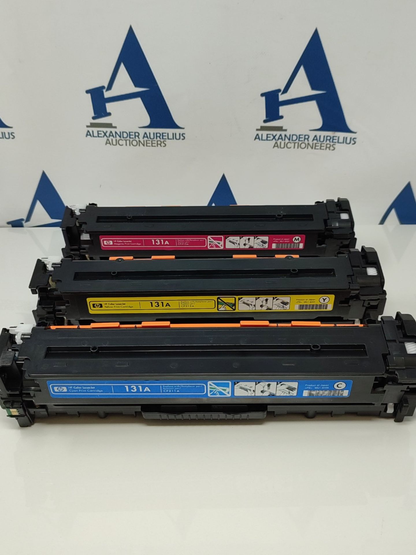 RRP £224.00 HP 131A original toner cartridge cyan magenta and yellow standard capacity 3 x 1.800 p - Bild 2 aus 3