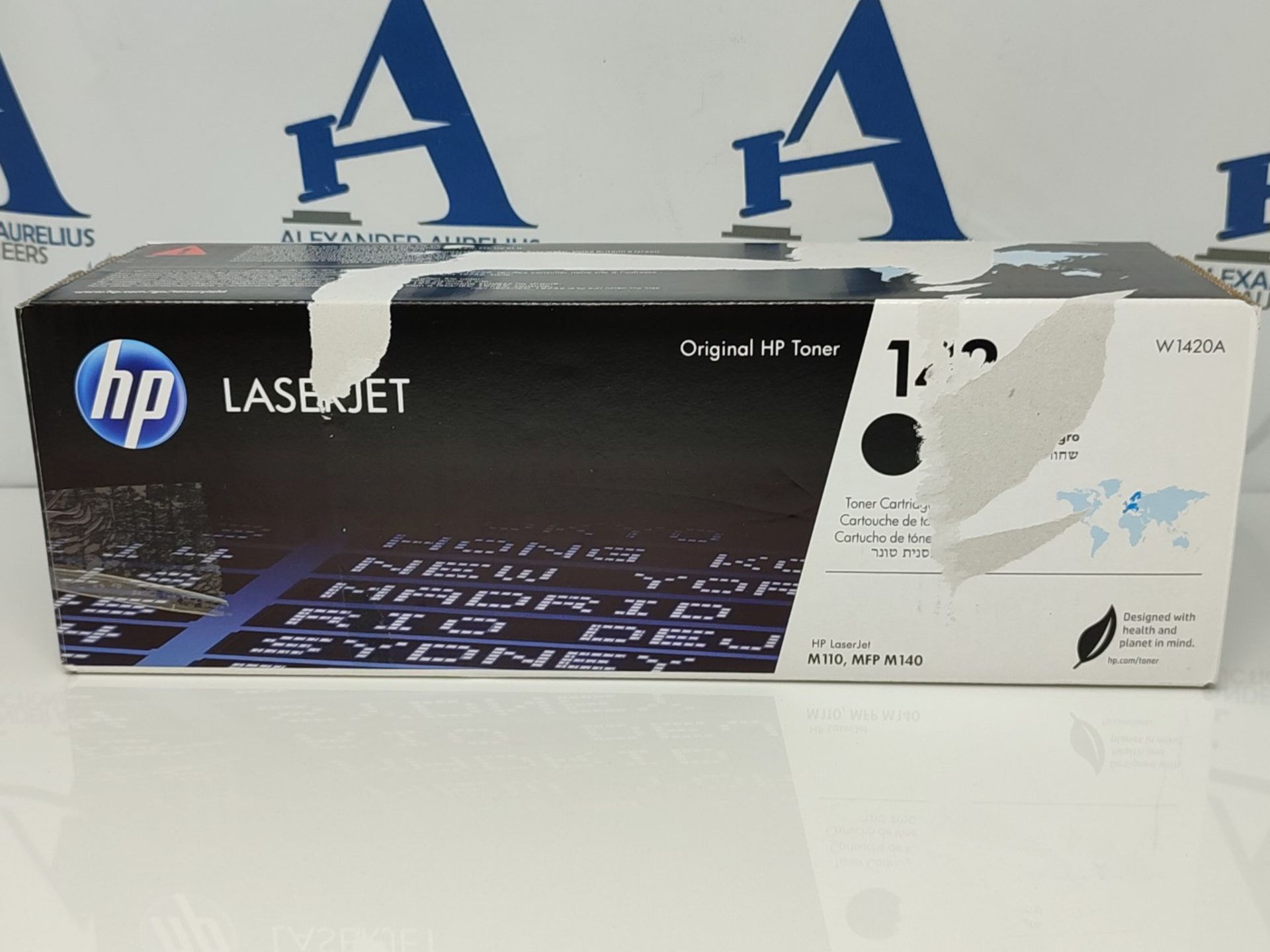 HP 142A Black Original LaserJet Toner Cartridge - Bild 2 aus 3