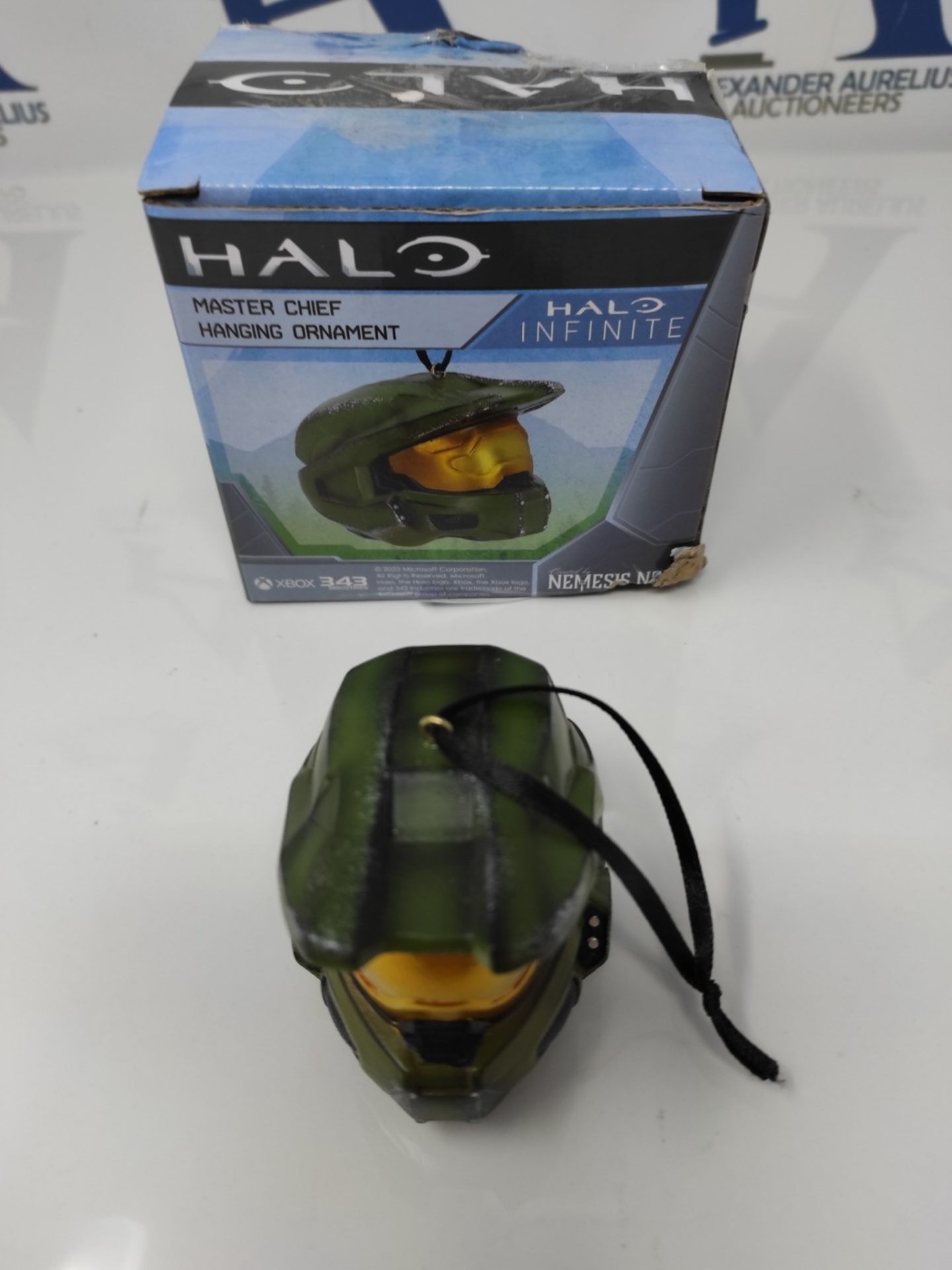 Nemesis Now Halo Master Chief Helmet Hanging Ornament 7.5cm, Resin, Officially License - Bild 2 aus 2