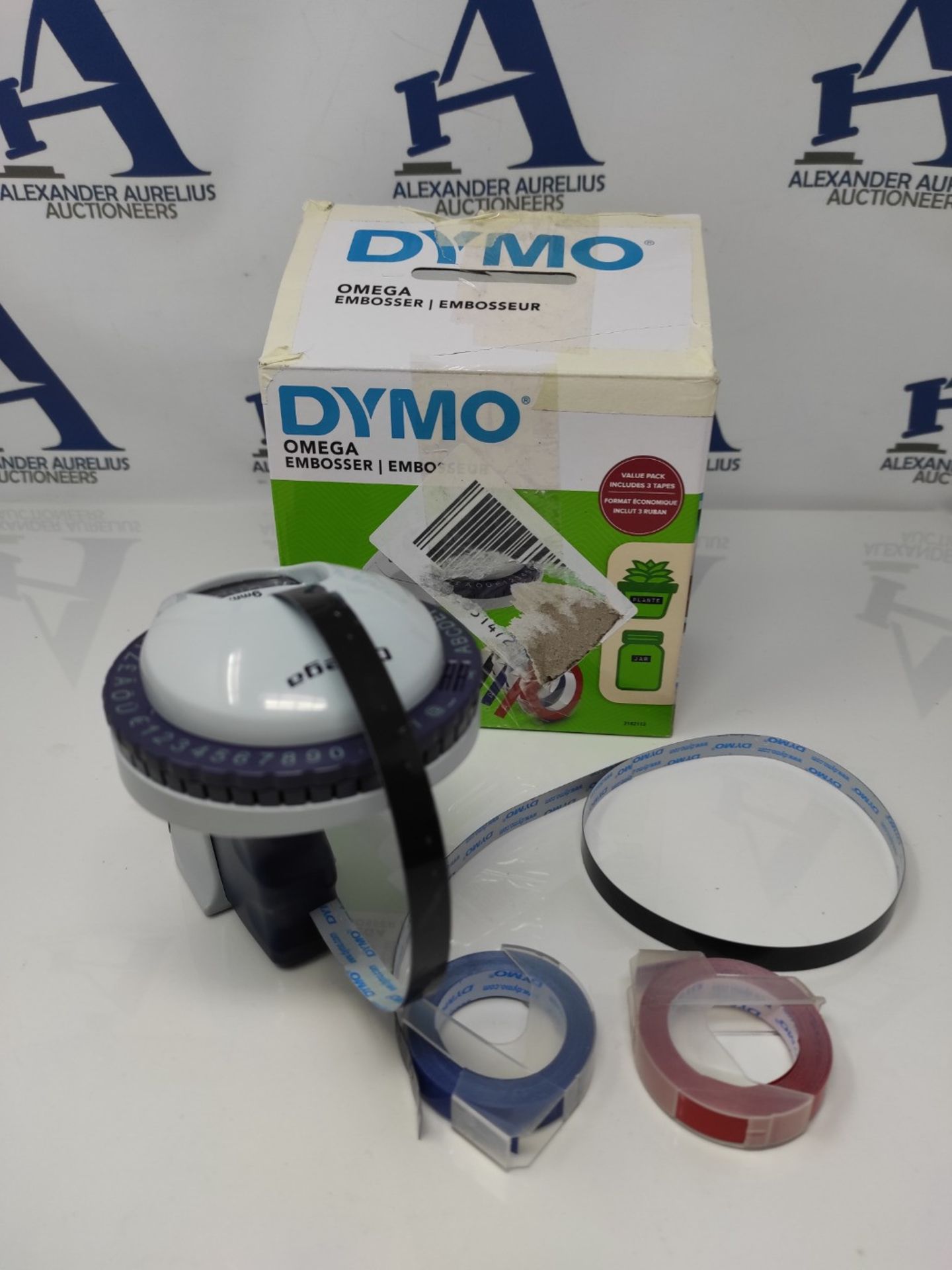 Dymo Embossing Label Maker with 3 Label Tapes | Omega Label Maker Starter Kit | Small, - Bild 2 aus 2