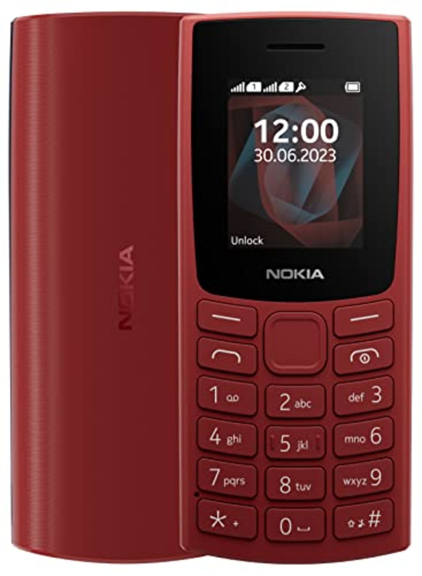 Nokia 105 2G Feature Phone with long-lasting battery, 12 hours of talk-time, wireless