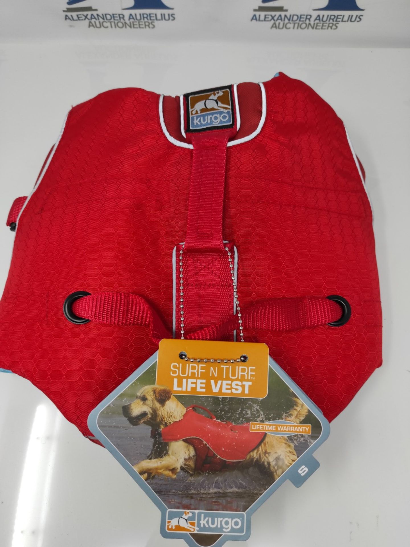 RRP £50.00 Kurgo Surf 'n Turf Dog Life Jacket, Flotation Vest for Dogs, Reflective, Adjustable, S - Bild 3 aus 3