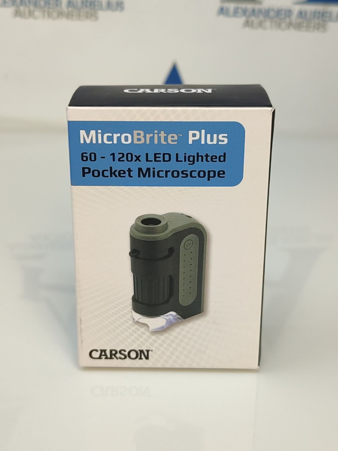 Carson MicroBrite Plus 60x-120x LED Lighted Pocket Microscope for Kids, Portable Handh - Image 2 of 3