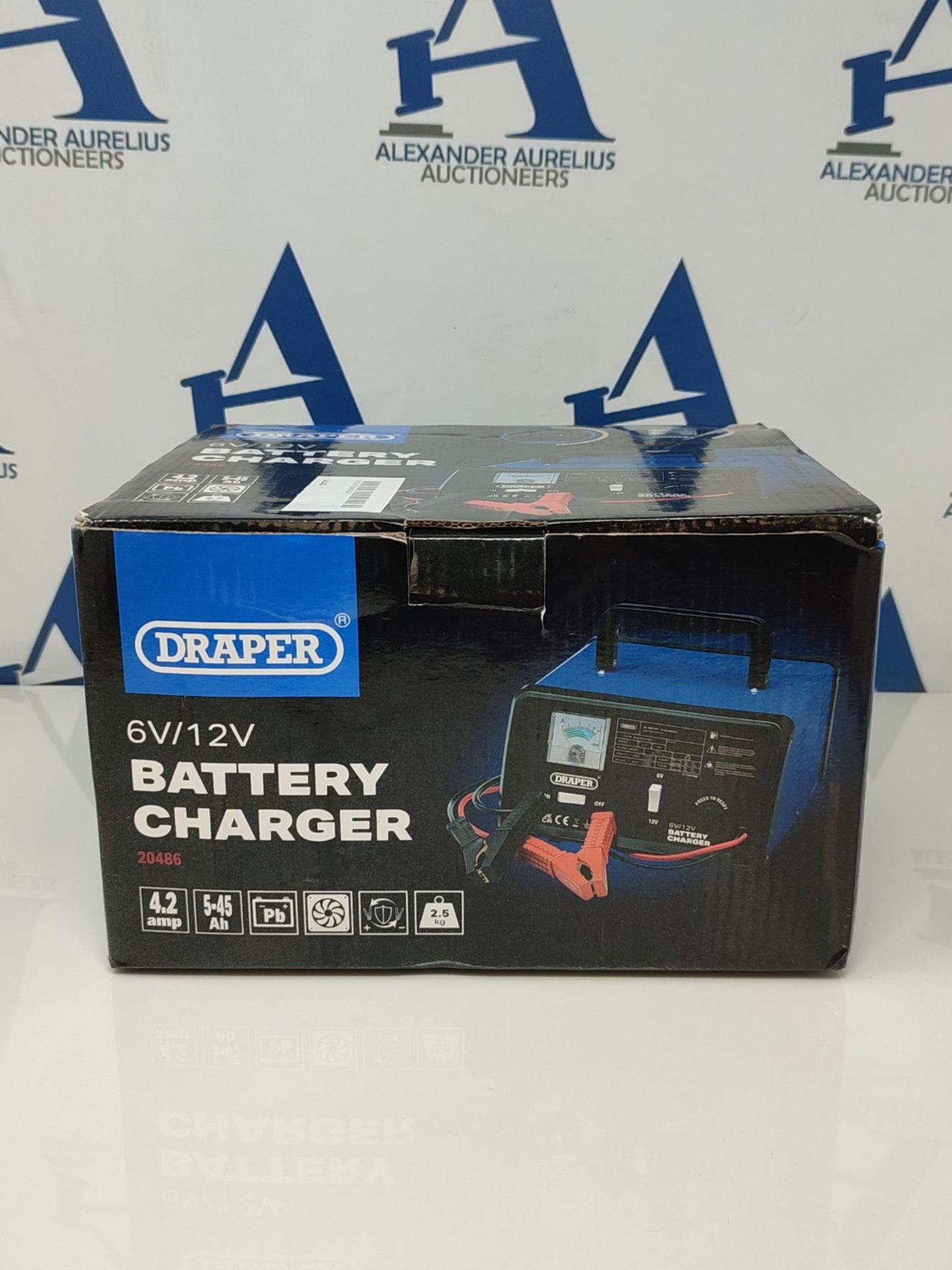 Draper 20486 Battery Charger, 6/12V, 4.2A - Image 2 of 3