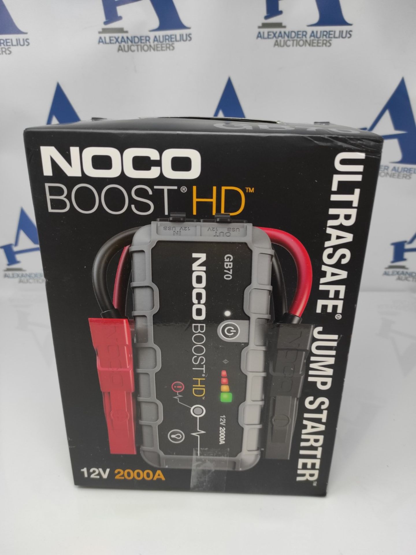 RRP £188.00 NOCO Boost HD GB70 2000A UltraSafe Car Jump Starter, Jump Starter Power Pack, 12V Batt - Image 3 of 3