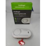 FireAngel FA3820 10 Year Sealed Battery Alarm Carbon Monoxide, Clear