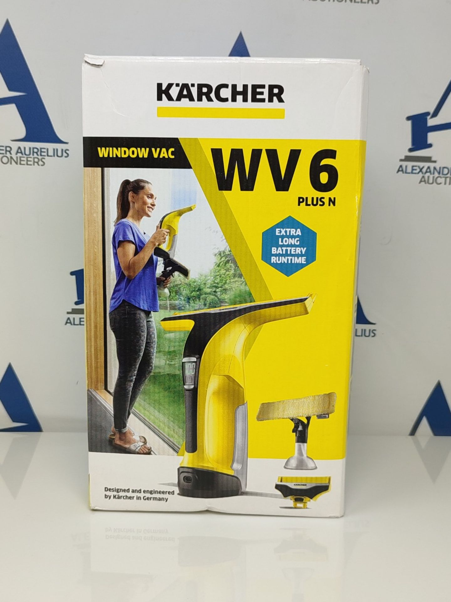 RRP £119.00 Kärcher 16332220 WV 6 Plus N Window Vac, 10 W, 240 V, Yellow/Black - Image 2 of 3