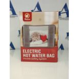 Electric Hot Water Bottle Rechargeable with Fleece Cover, 1L No Refill Water Portable