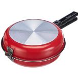 Ibili Omelette Pan Venus 20 Cm, Aluminium, Red