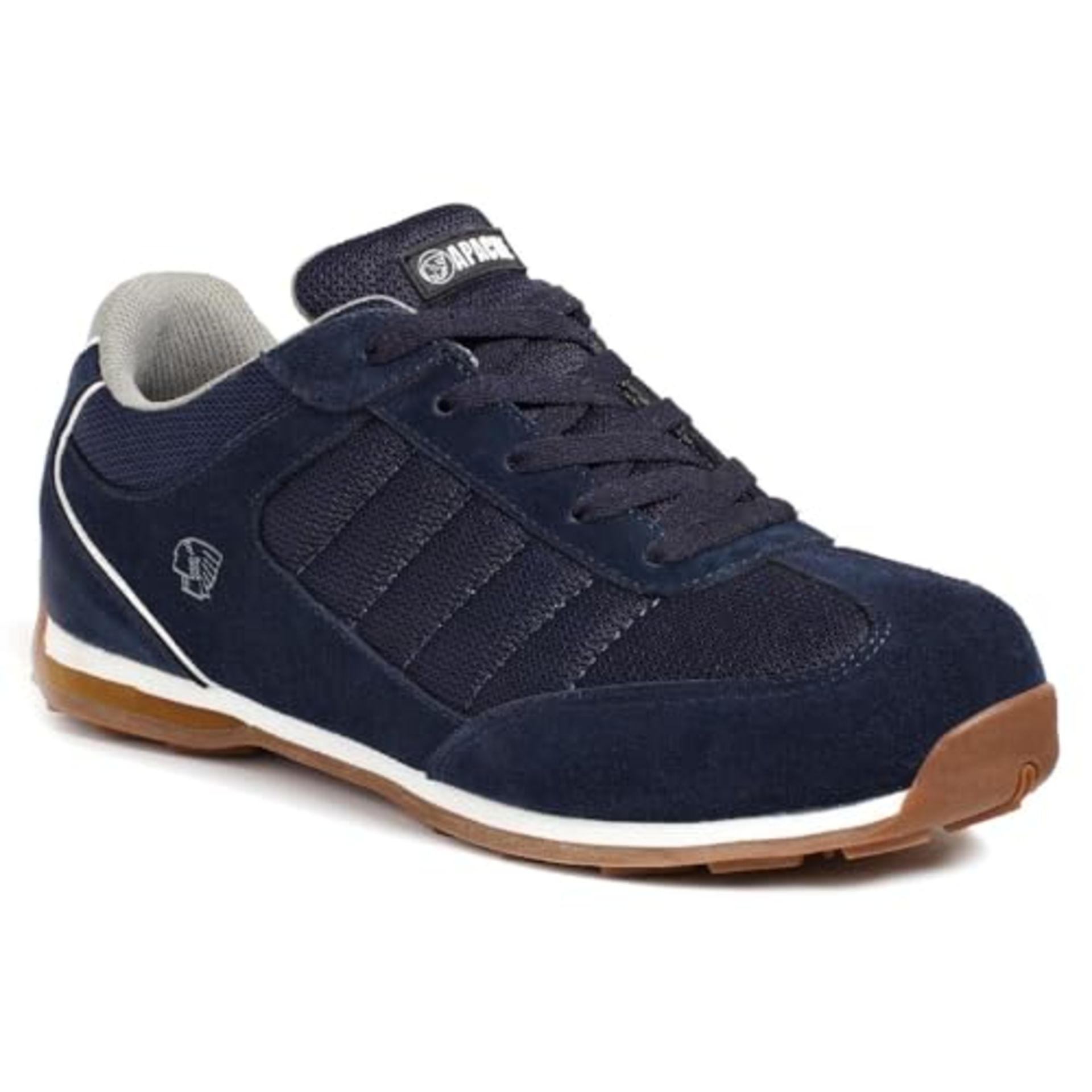 Apache Strike Safety Trainers | Navy Size 10 UK | Steel Toe Cap | Midsole Protection |