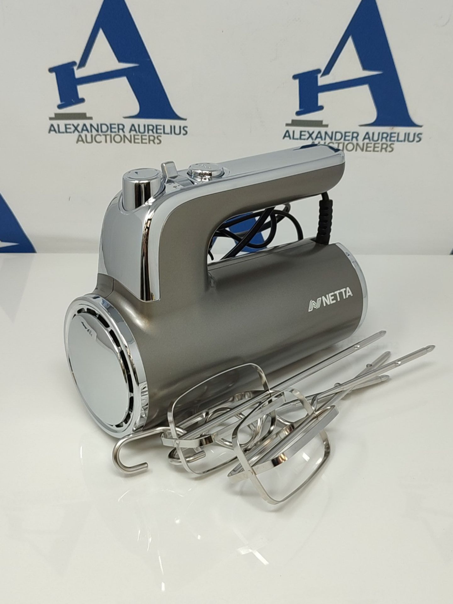 NETTA Hand Mixer - Electric Handheld Whisk - 5 Speed 400W - with Turbo and Easy Eject - Image 2 of 2
