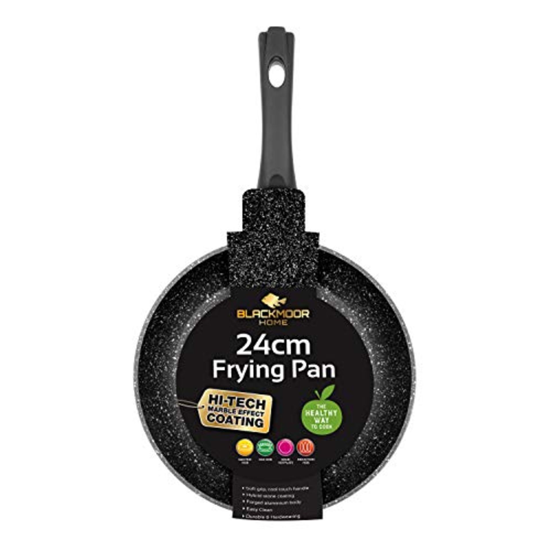 Blackmoor 67070 Classic 24cm Frying Pan/Non-Stick Coating/Cool Touch Handle/Suitable f