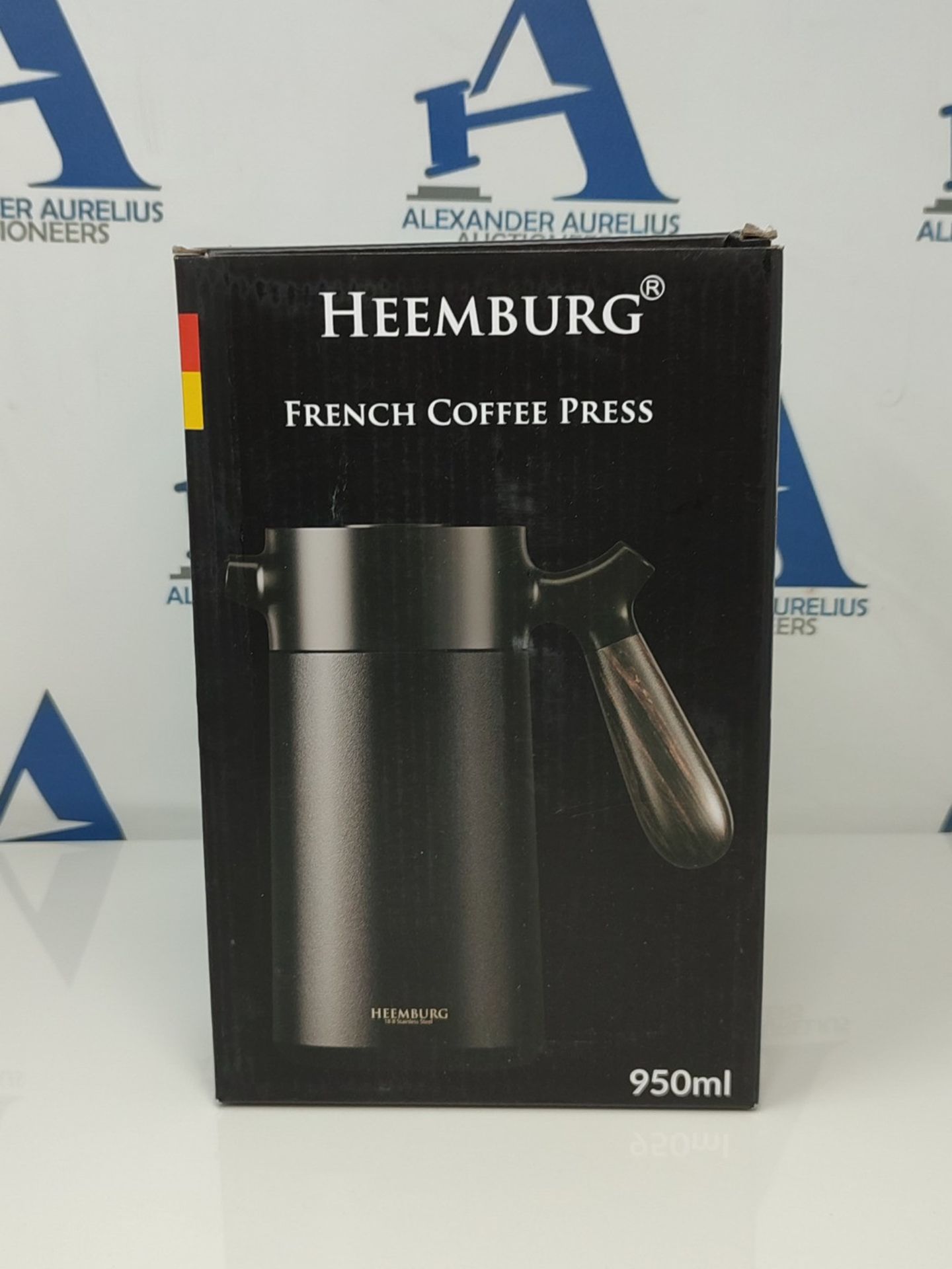 Heemburg French Press Thermal Coffee Maker Cafetière Thermo Double Wall Insulated Vac