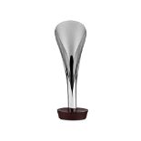 Alessi Lily Mw71-Incense Burner in 18/10 Stainless Steel and Wood, Steel, One Size