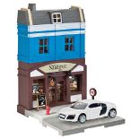Herpa 800013, Playing City: Bakery with Porsche for crafts, games and gifts, multicolo