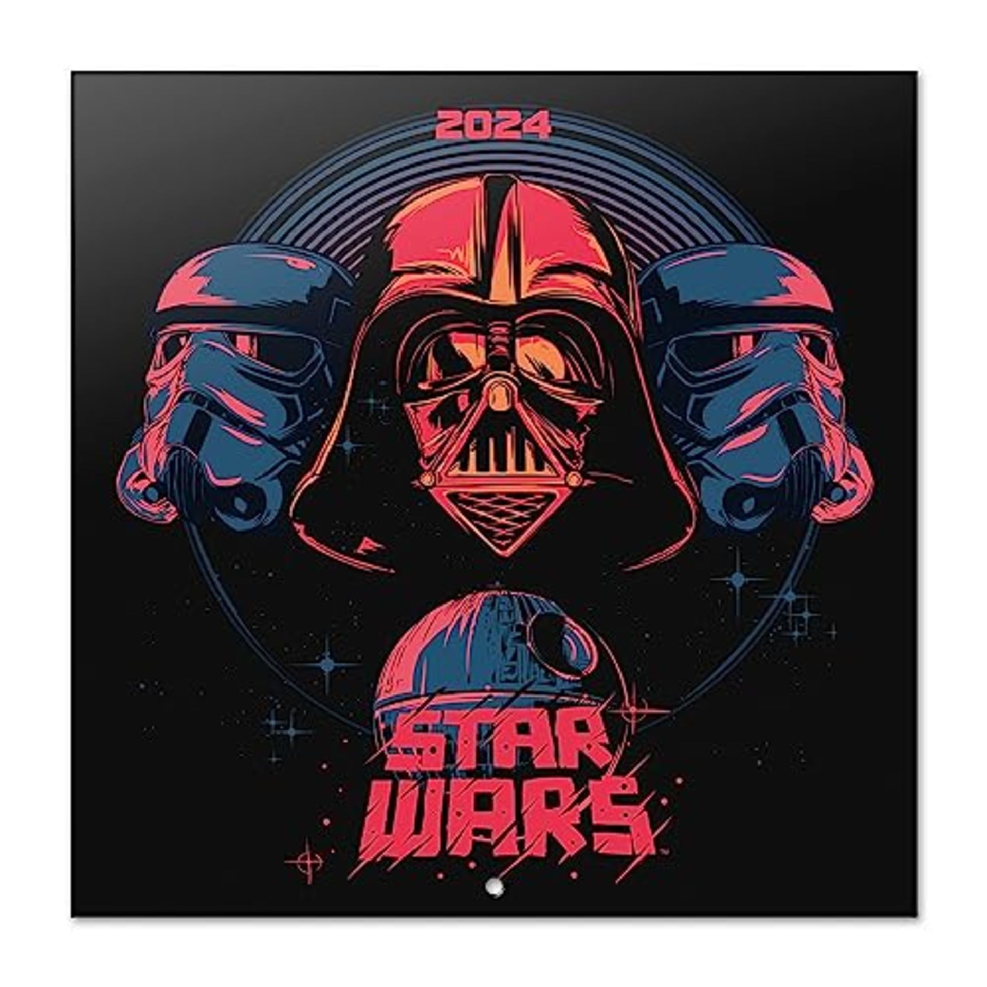 Grupo Erik Star Wars Wall Calendar 2024 12" x 12" | 12 Month Planner | Square Wall Cal
