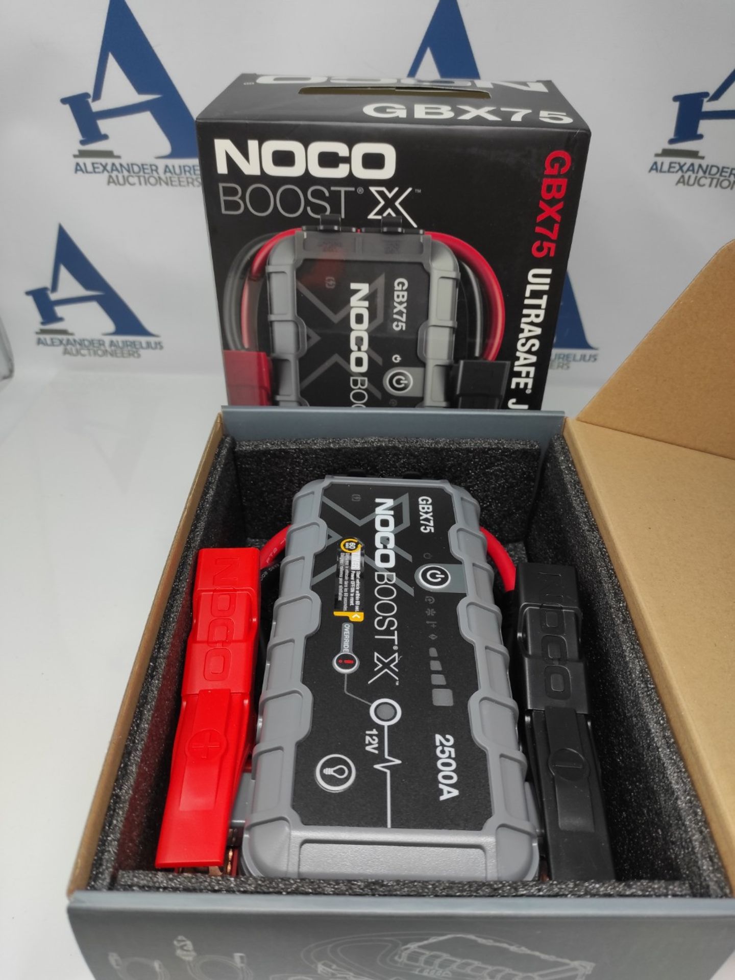 RRP £233.00 NOCO Boost X GBX75 2500A UltraSafe Car Jump Starter, Jump Starter Power Pack, 12V Batt - Image 2 of 3