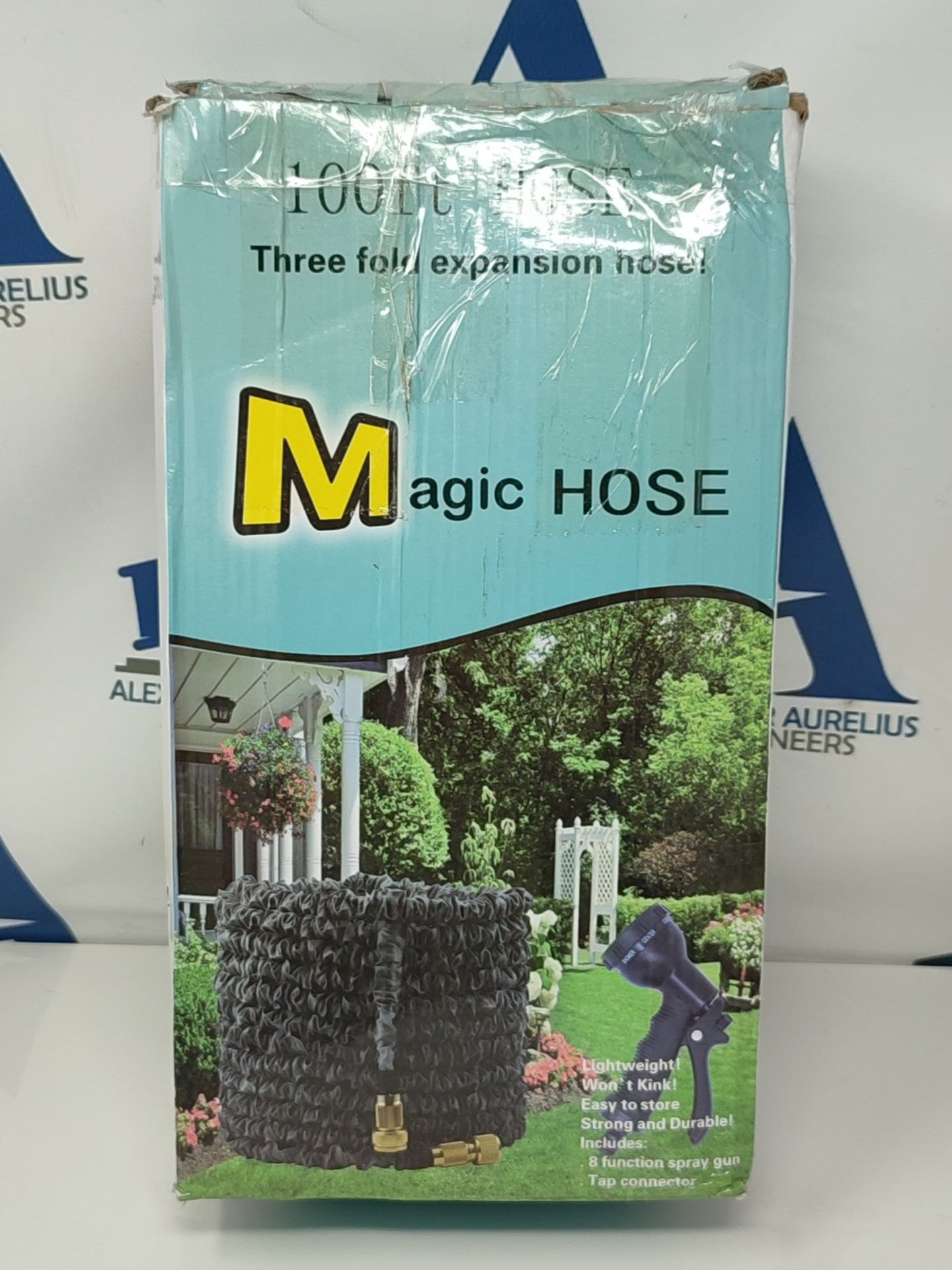 Flexible Garden Hose Pipe 100FT, 3 Times Expanding Flexible Magic Lightweight Watering