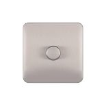 Schneider Electric Lisse Screwless Deco - Single Universal 2 Way Dimmer Light Switch,