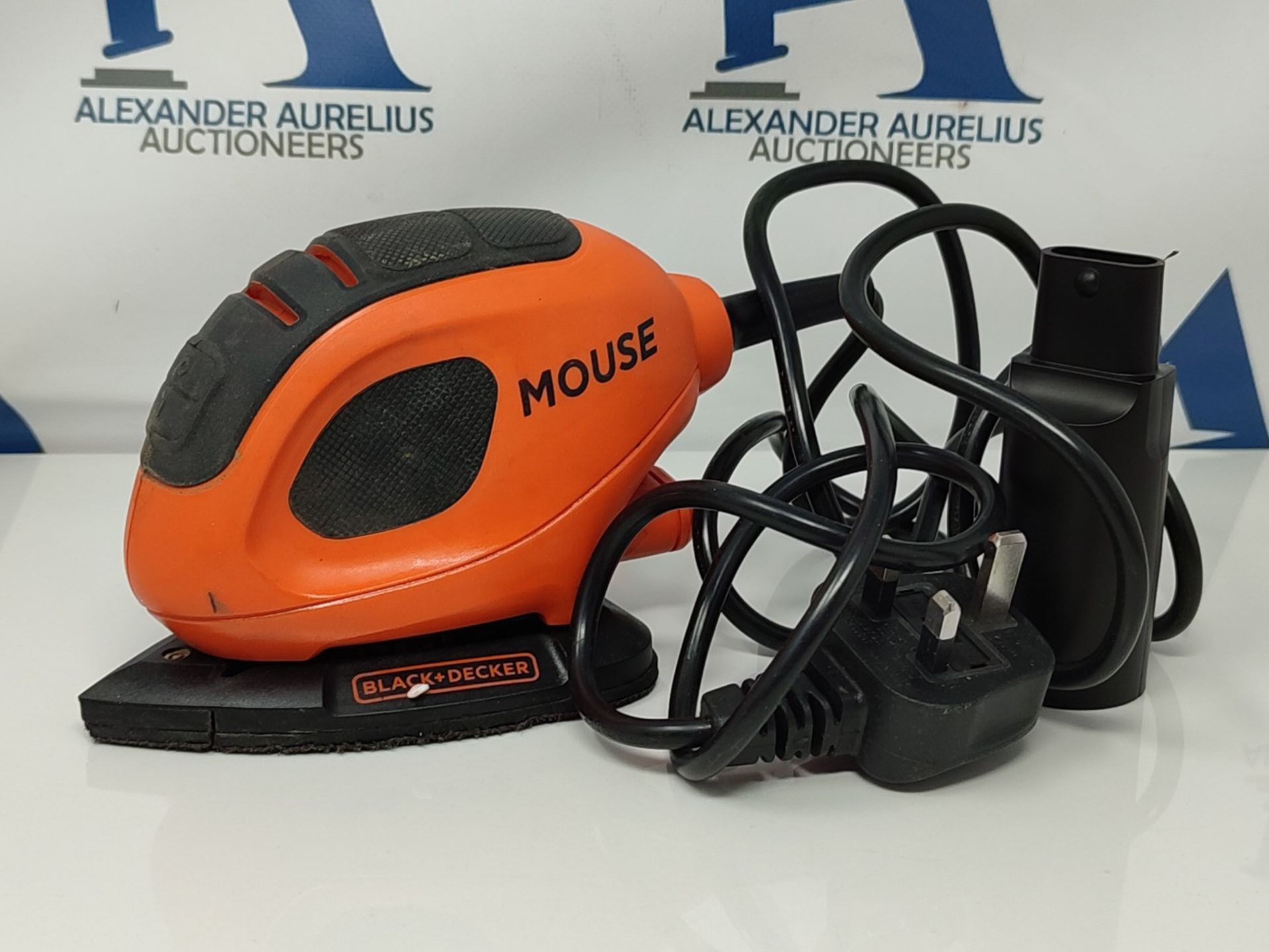 BLACK+DECKER 55 W Detail Mouse Electric Sander with 6 Sanding Sheets, BEW230-GB - Bild 3 aus 3