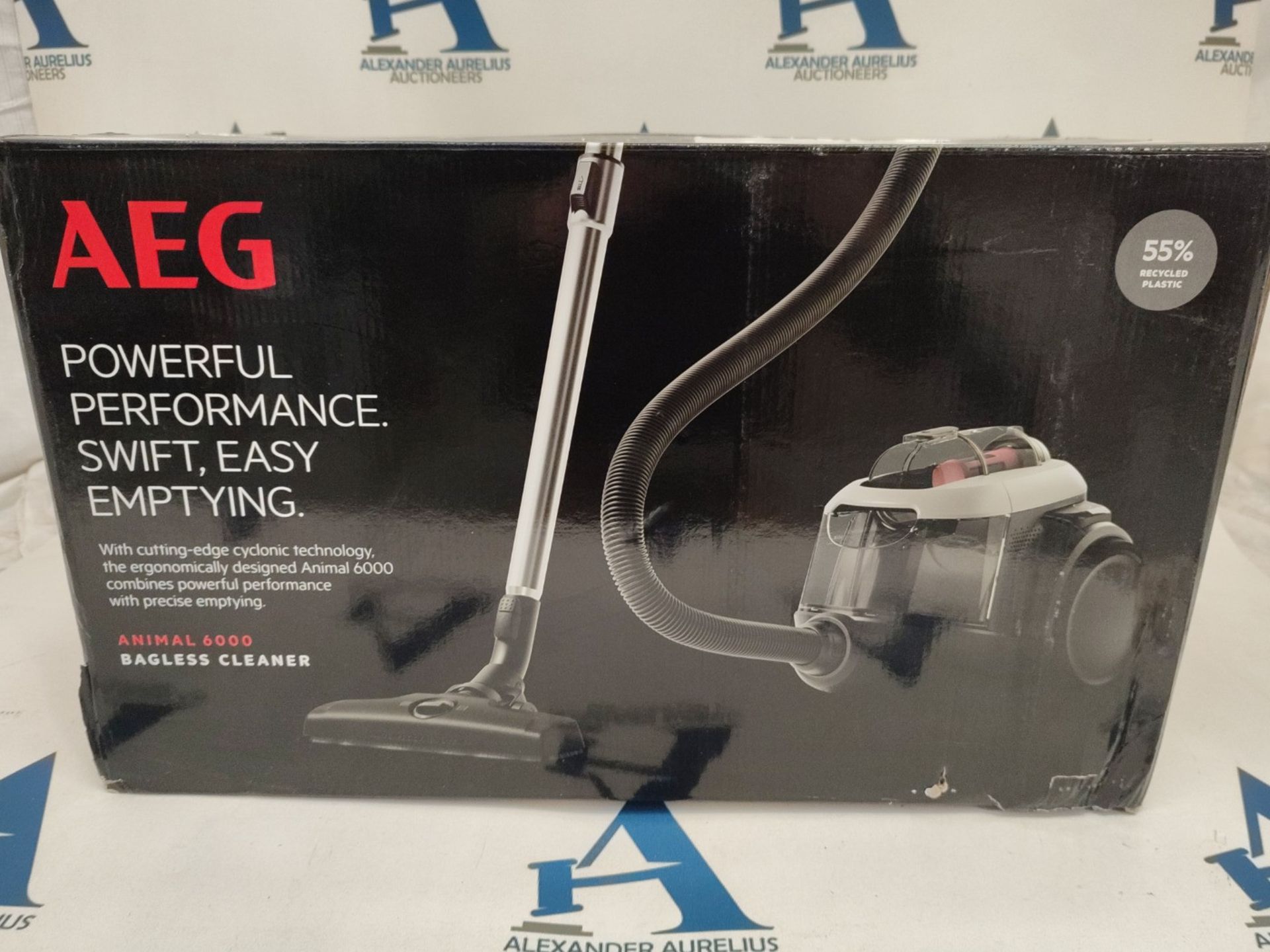 RRP £219.00 AEG 6000 Bagless Vacuum Cleaner AL61A4UG, Lightweight and Compact suitable for Animal - Image 2 of 3