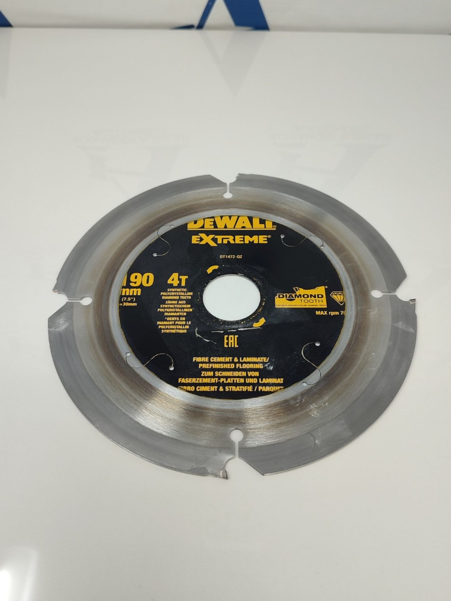 Extreme PCD Fibre Cement Saw Blade 190 x 30mm x 4T - Image 3 of 3