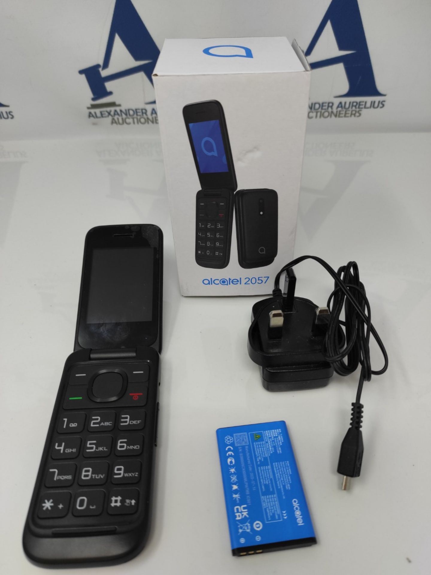 Alcatel 20.57 UK Sim Free Feature Phone,Black - Image 2 of 2