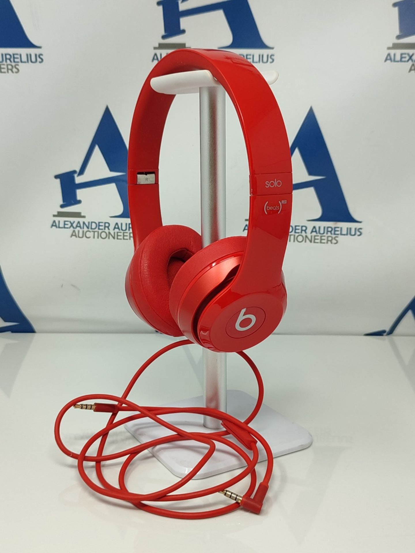 RRP £190.00 Beats Solo2 On-Ear Headphones - Red - Image 2 of 3