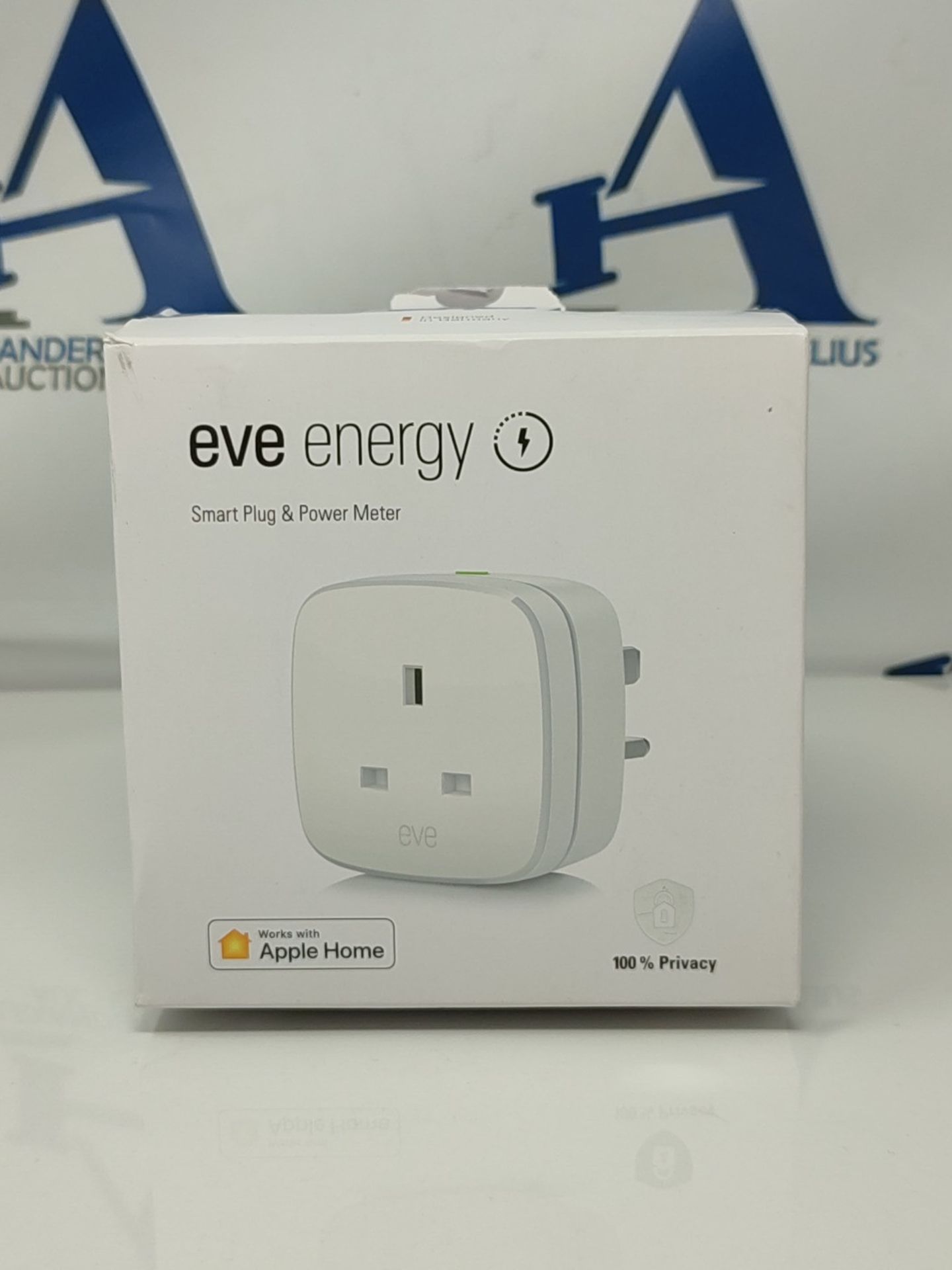 Eve Energy UK - Smart Plug & Power Meter with Built-in Schedules, Voice Control, no Br
