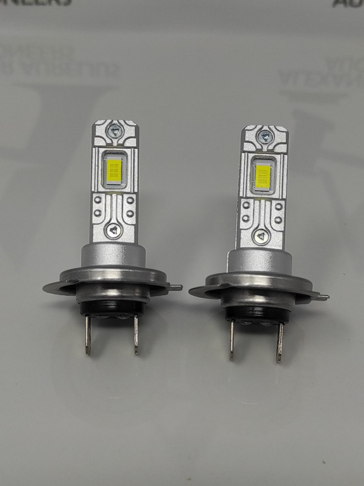 H7 LED Headlight Bulbs 55W 6500K, 1:1 Mini Size Super Bright CSP Chip Cool White 12000 - Image 2 of 2