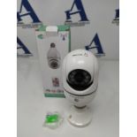 4MP Light Bulb Security Camera, 2.4GHz WiFi 2K Wireless Cameras, 355 Degree View Bulb