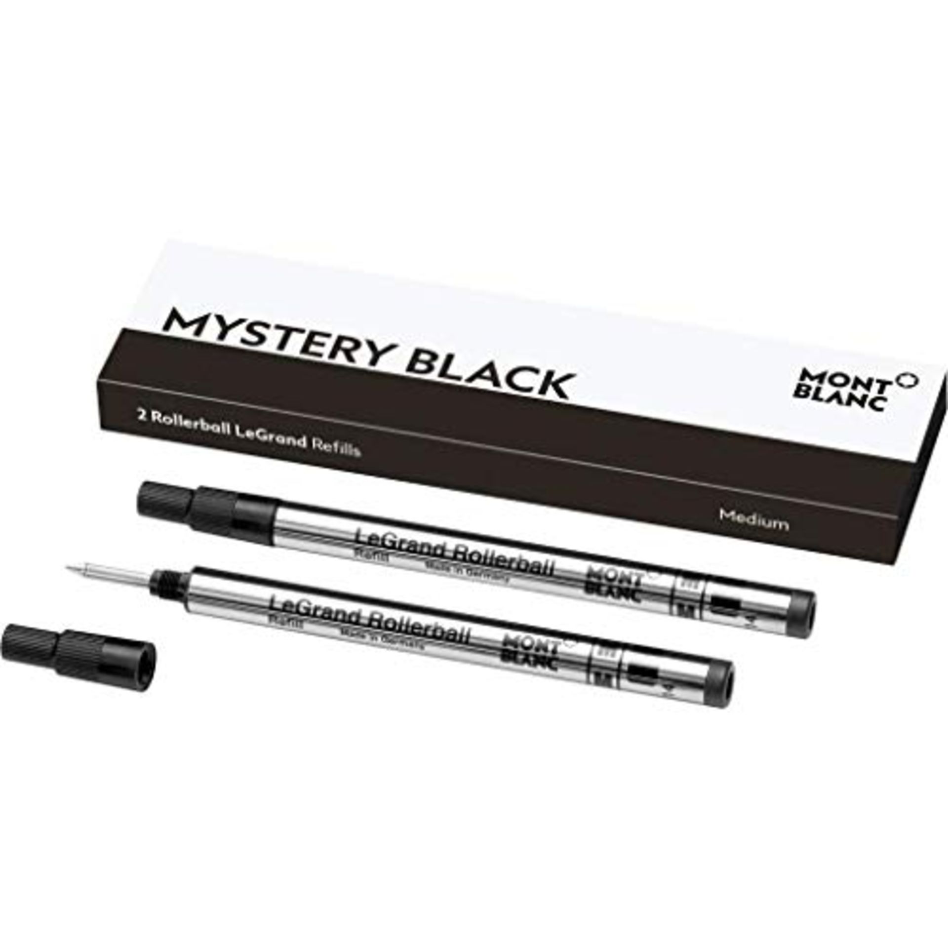 Montblanc Rollerball LeGrand Refills (M) Mystery Black 105164  Refill Cartridge Exc