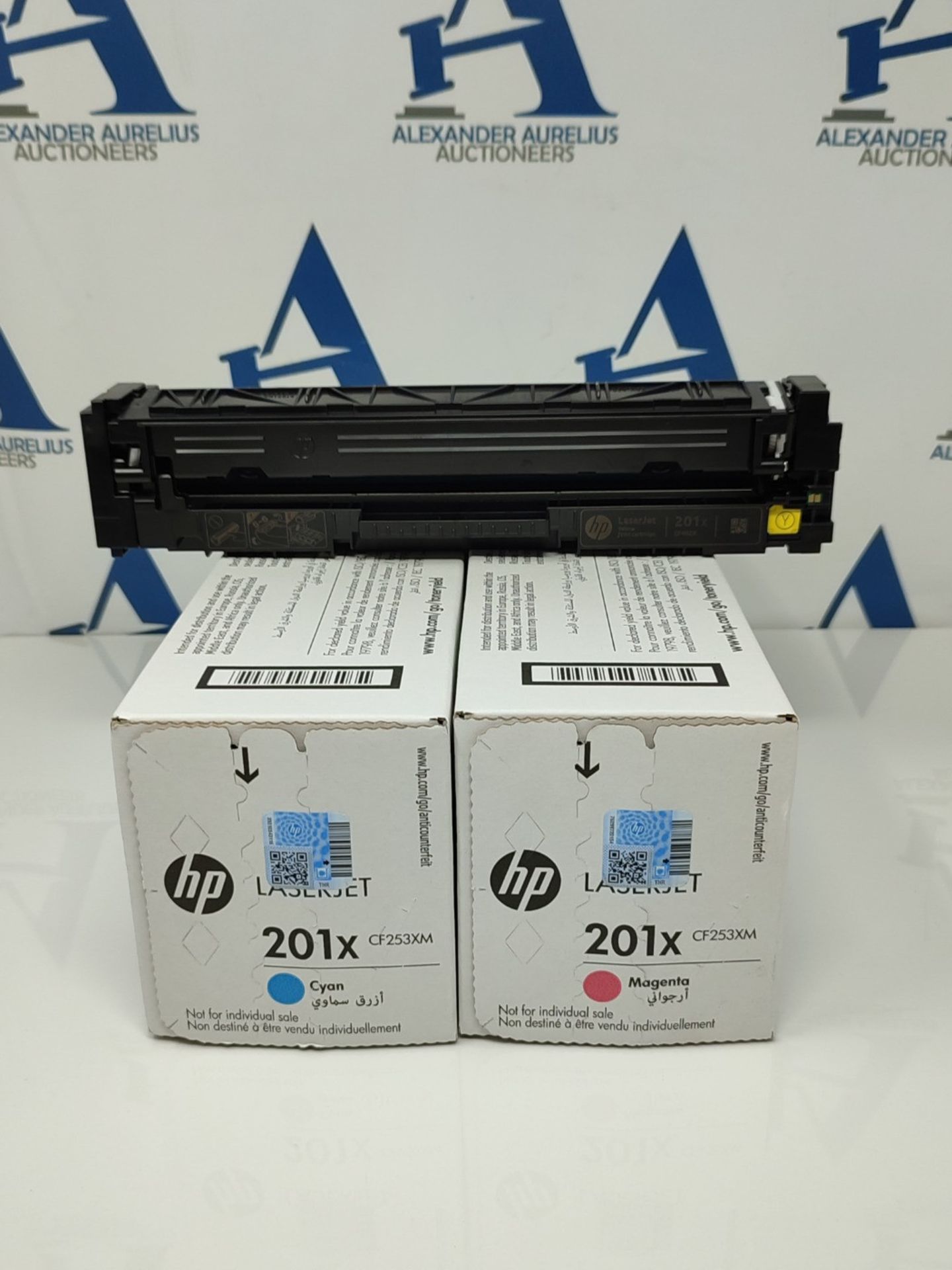 RRP £271.00 HP CF253XM 201X High Yield Original LaserJet Toner Cartridges, Cyan/Magenta/Yellow, Mu - Image 2 of 2