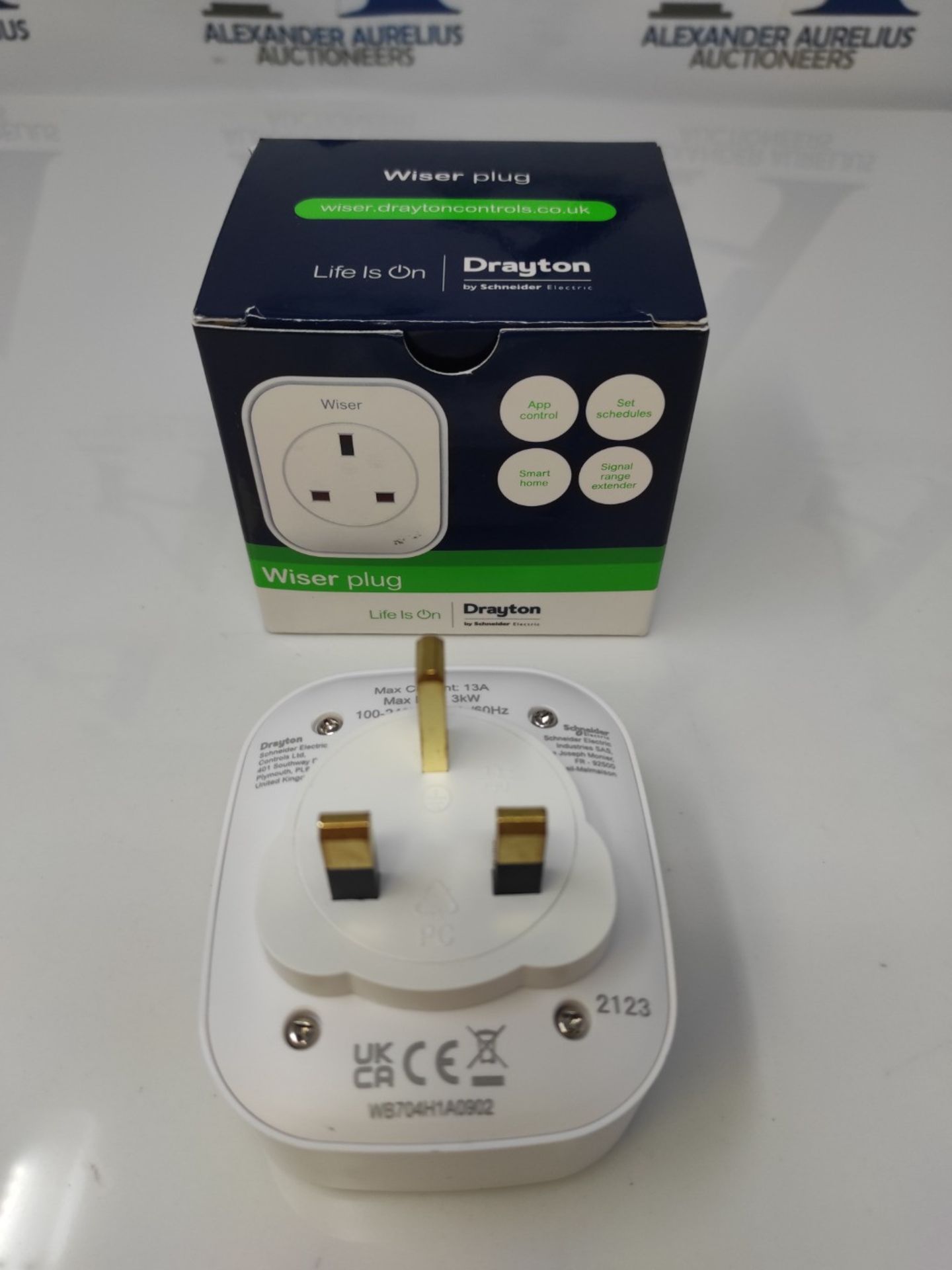 Drayton Wiser Smart Plug & Smart Heating System Range Extender - Works with Amazon Ale - Image 3 of 3