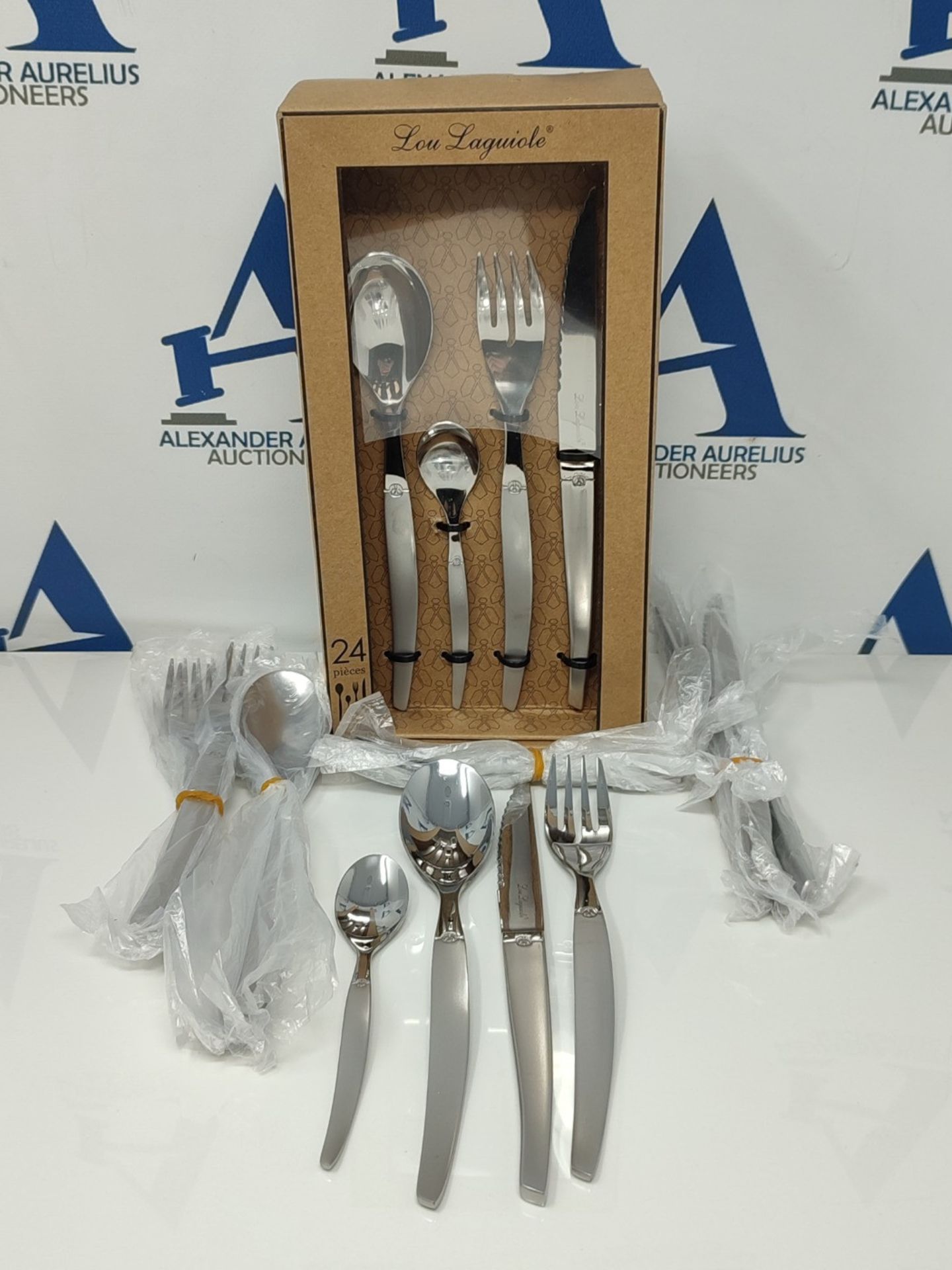 Lou Laguiole Jet 251300AF14C71 24-Piece Cutlery Set - Image 3 of 3