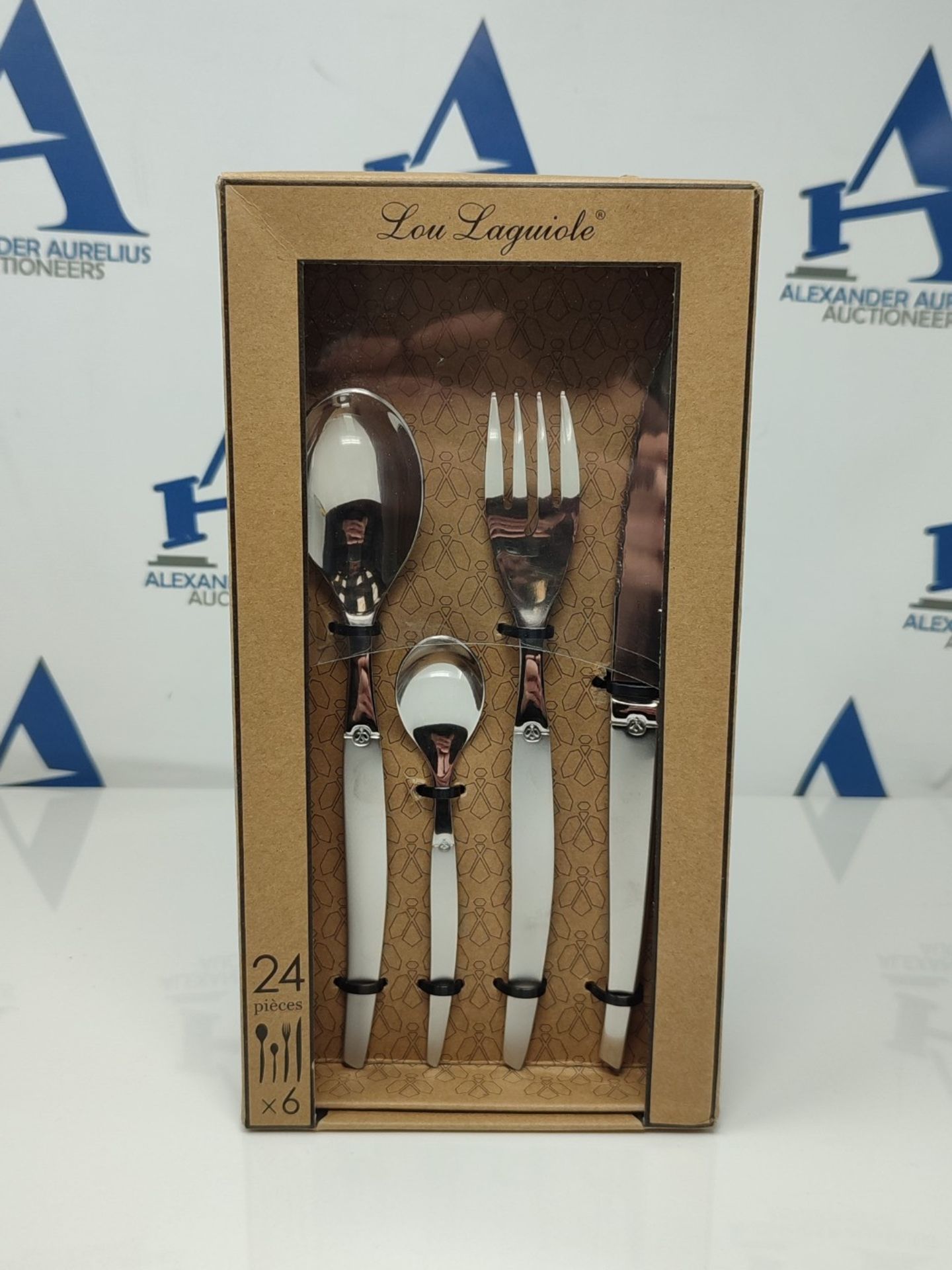 Lou Laguiole Jet 251300AF14C71 24-Piece Cutlery Set - Image 2 of 3