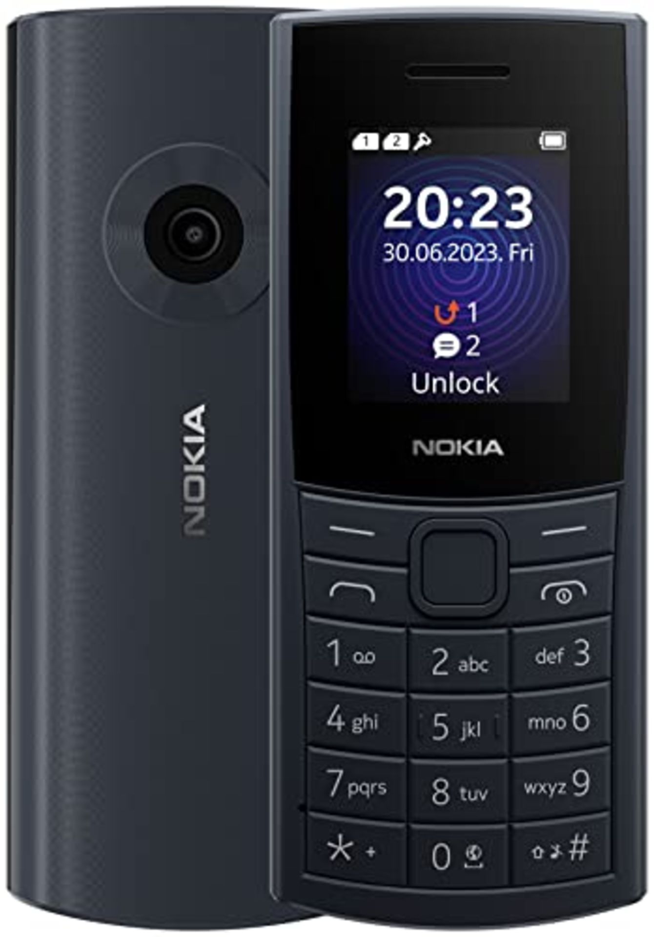 Nokia 110 4G Feature Phone with 4G, Camera, Bluetooth, FM radio, MP3 player, MicroSD,