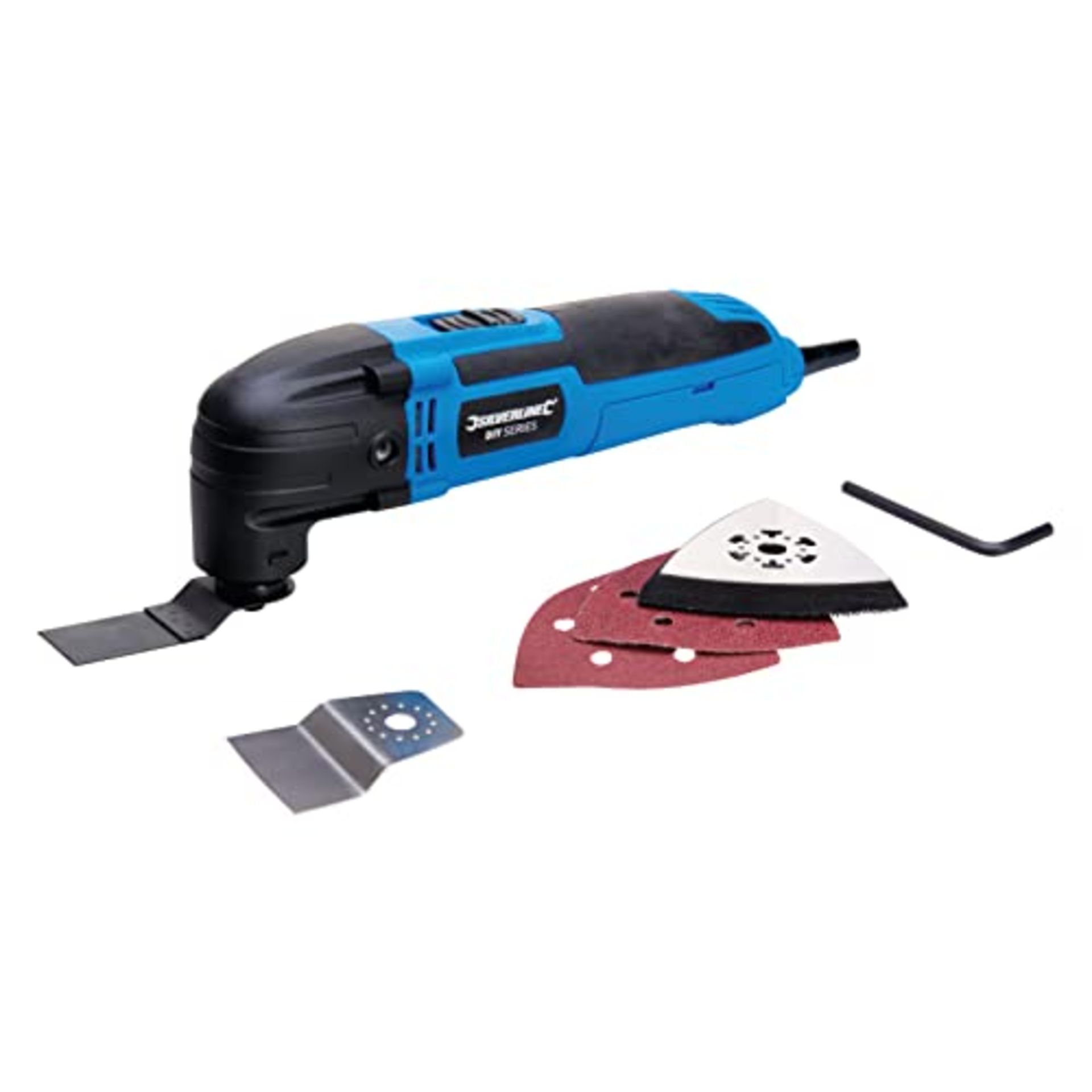 Silverline 430787 DIY 300W Multi Tool 300W UK, Multi-colour, 1 Count