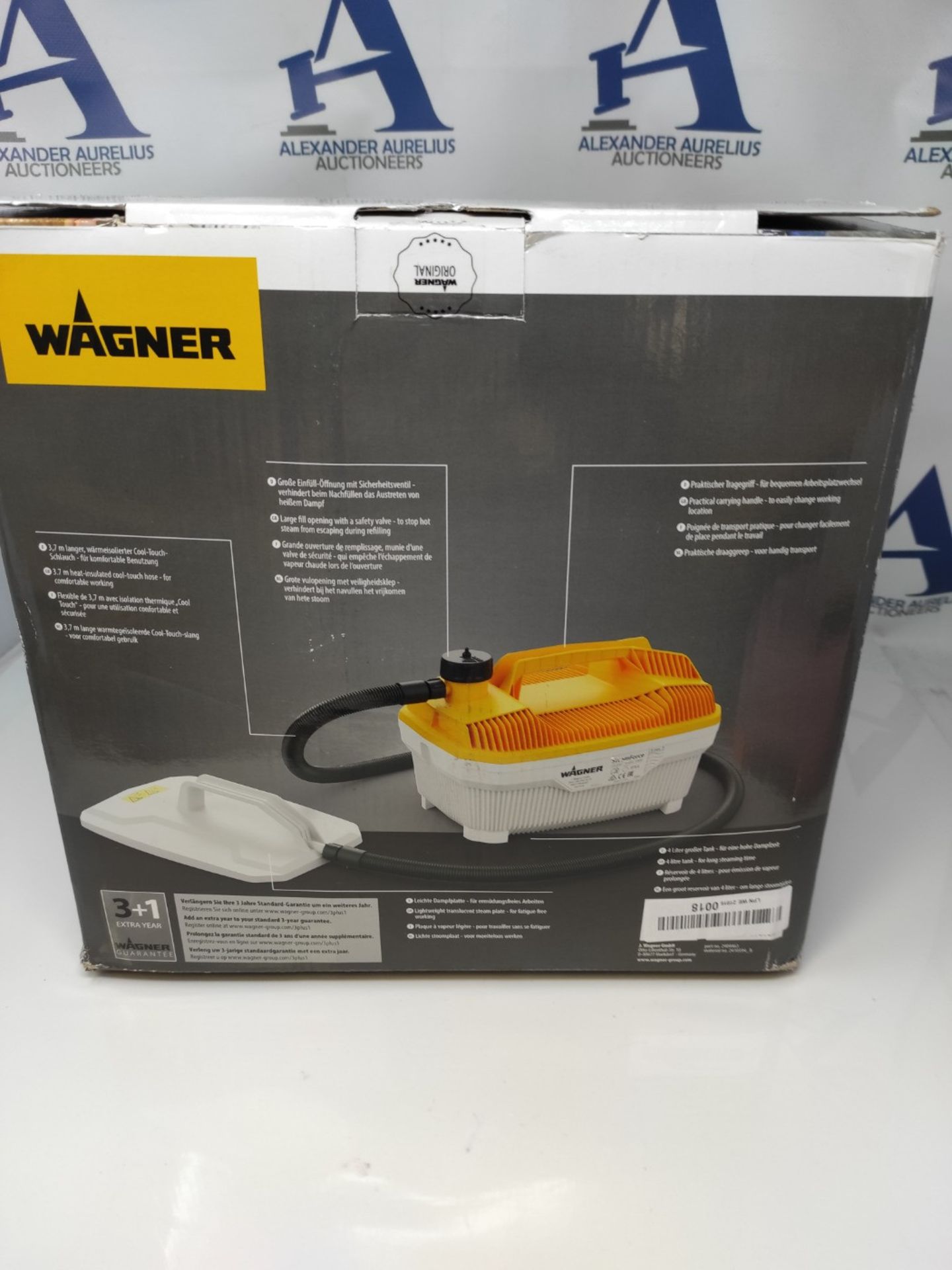 WAGNER Steam Wallpaper Stripper SteamForce, 4 l capacity, steaming time max. 70 min, 3 - Bild 2 aus 3