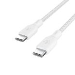 Belkin USB Type C to C Cable, 100W Power Delivery USB-IF Certified 2.0 USB C Charger C