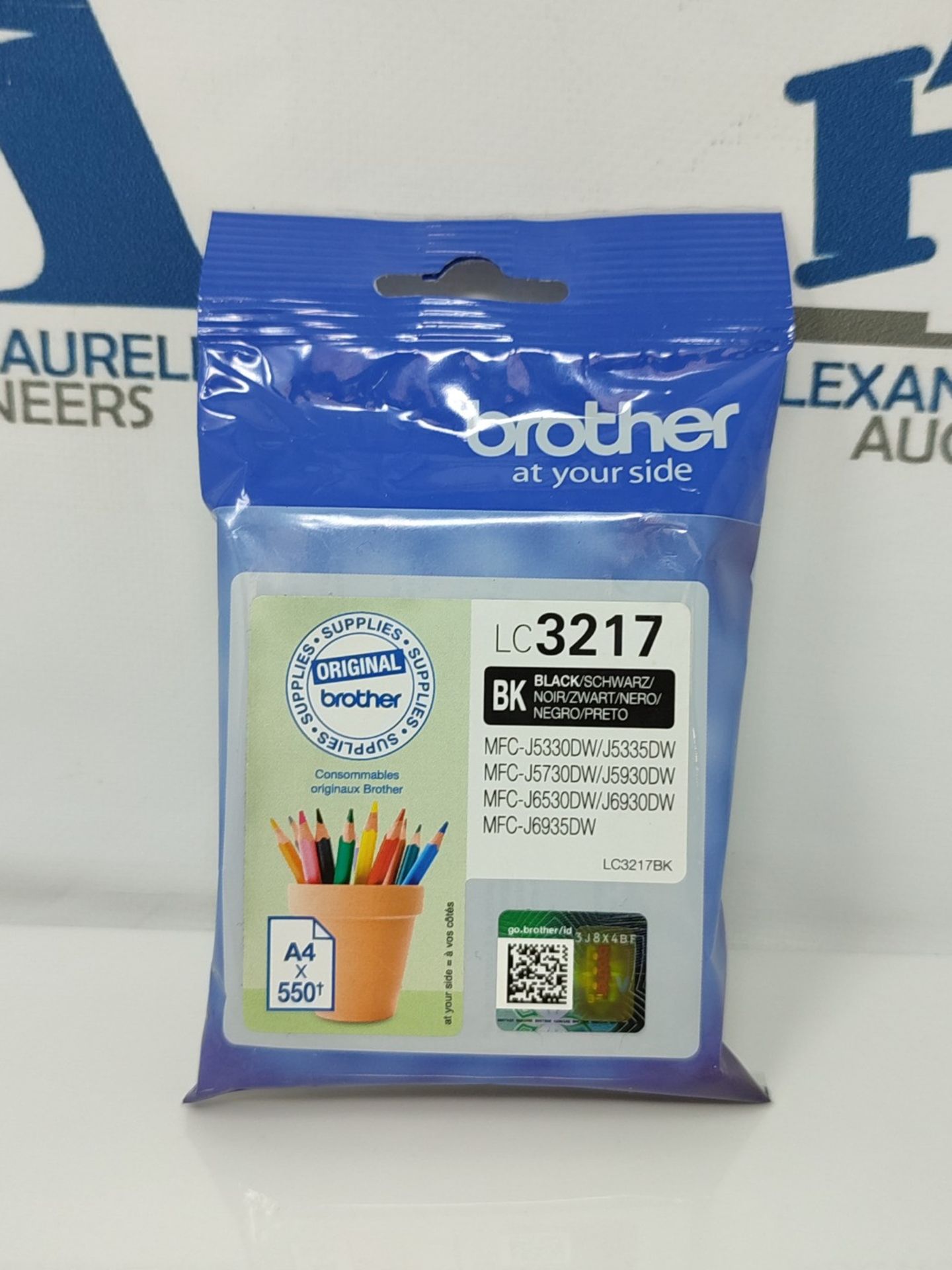 Brother LC-3217BK Inkjet Cartridge, Black, Single Pack, Standard Yield, Includes 1 x I - Image 2 of 2