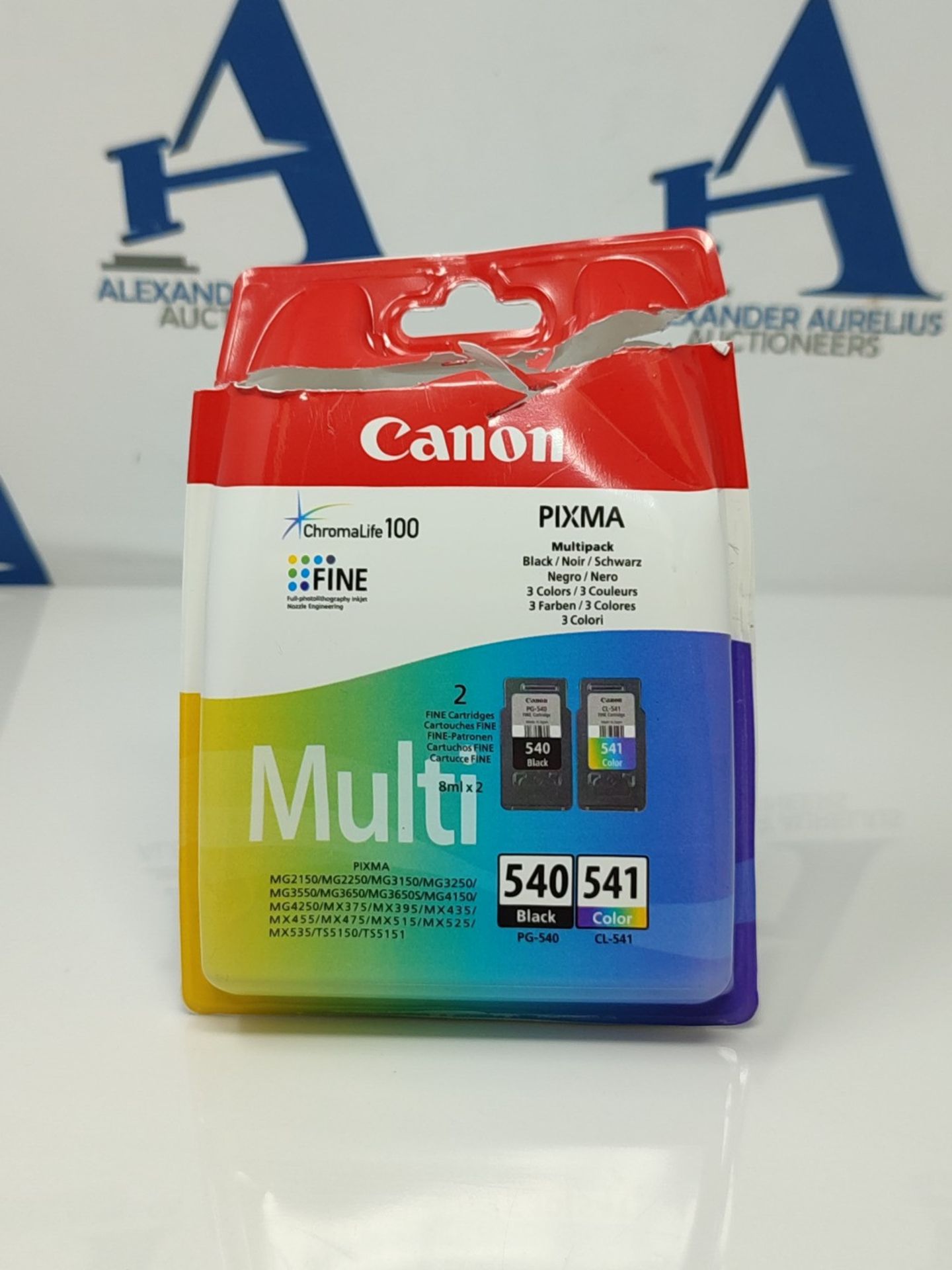 Canon PG-540 Black + CL-541 Colour Genuine Ink Cartridges  Multipack - Bild 2 aus 3