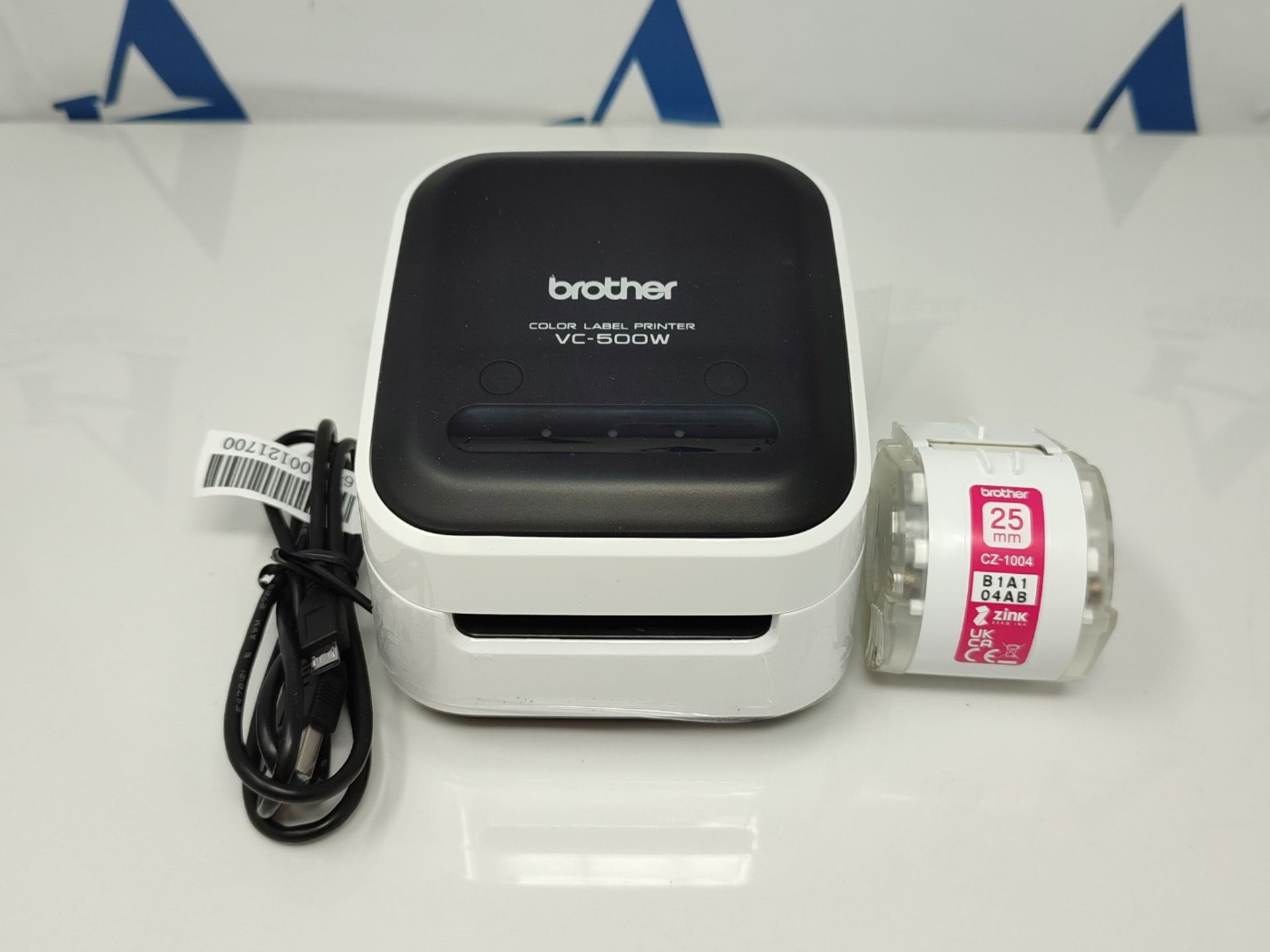 RRP £179.00 Brother VC-500W Label Maker, Full Colour Labeller Photo Printer, Wireless, Desktop, ZI - Image 3 of 3