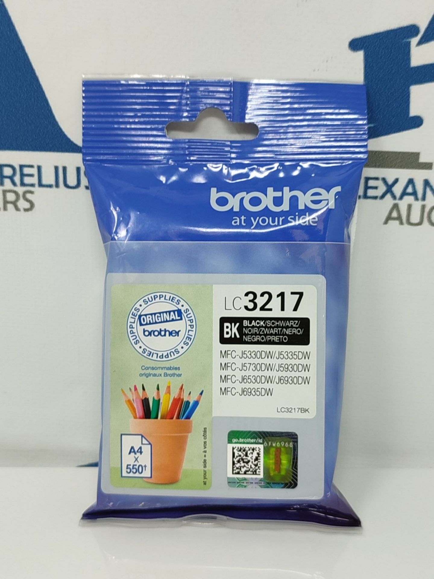 Brother LC-3217BK Inkjet Cartridge, Black, Single Pack, Standard Yield, Includes 1 x I - Bild 2 aus 2